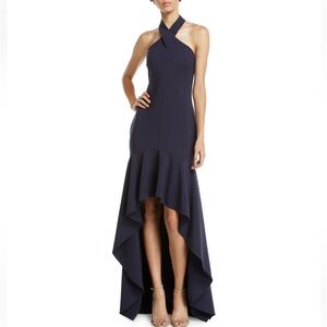LIKELY Navy Jenny Halter High-Low Dress Size 4
